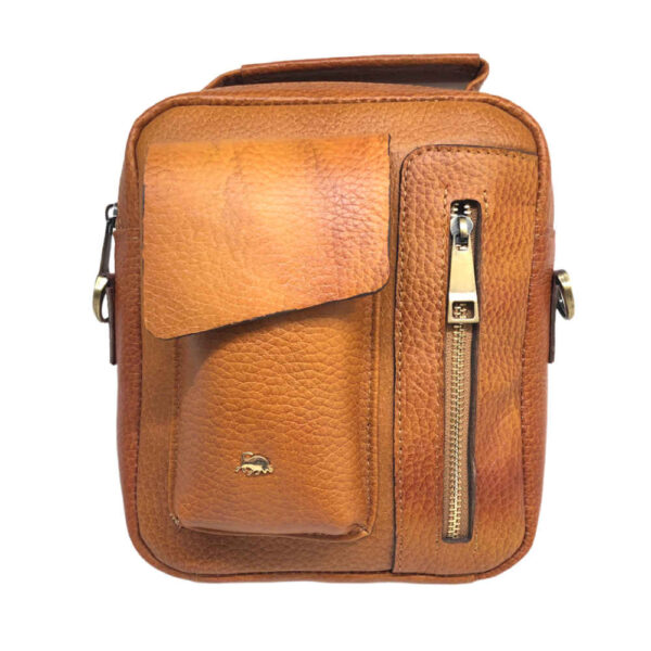 Luxuriöse Leder-Messenger-Schultertasche – Handgefertigtes Modell Rana