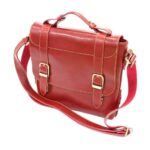 Luxuriöse Leder-Messenger-Schultertasche – Handgefertigtes Modell Rozhe