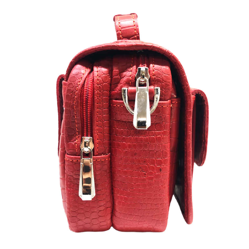 Luxuriöse Leder-Messenger-Schultertasche – Handgefertigtes Modell Sorkh