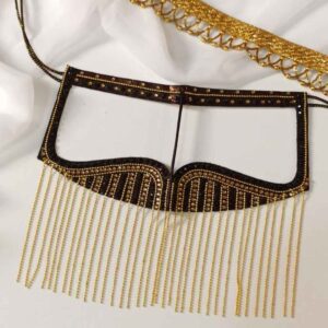 Handgefertigte Strass-Omani Burka – Golf-Burqa Sana Modell