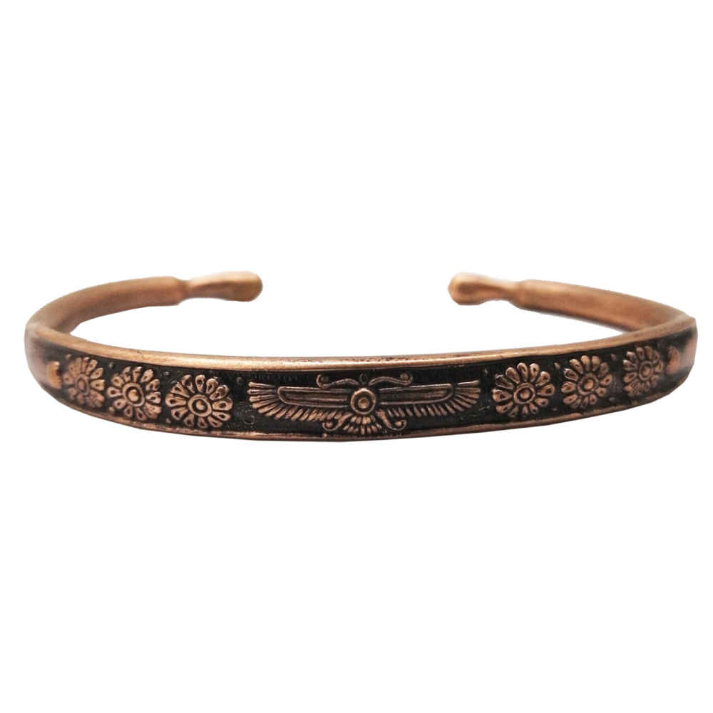 Persisches Kupferarmband Affirmation – Farvahar