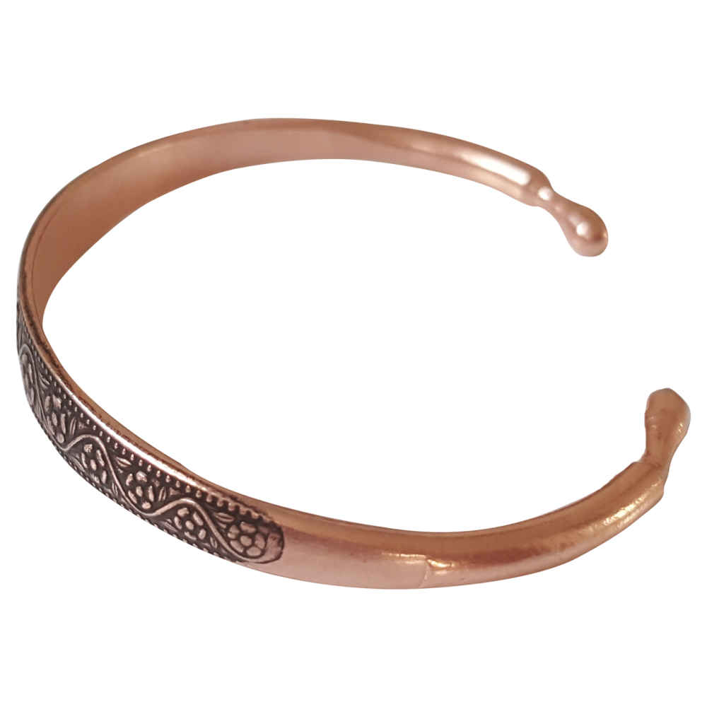 Persisches Kupferarmband – Floral
