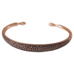 Persisches Kupferarmband – Floral