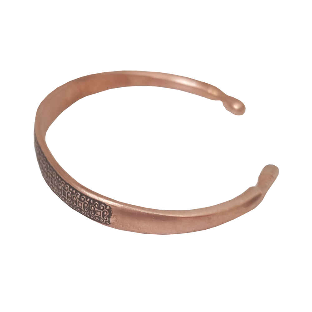 Persisches Kupferarmband Affirmation – Blume