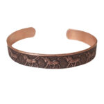 Persisches Kupferarmband – Pferd
