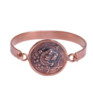Kupferarmband – Mordad Löwen-Symbol Design