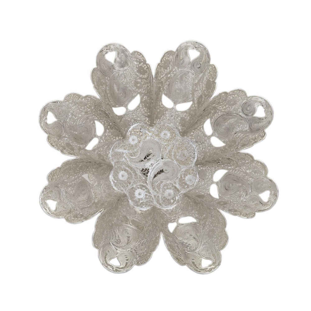 Persische Filigran-Dekoschale – Traditionelles Taban Kunsthandwerk