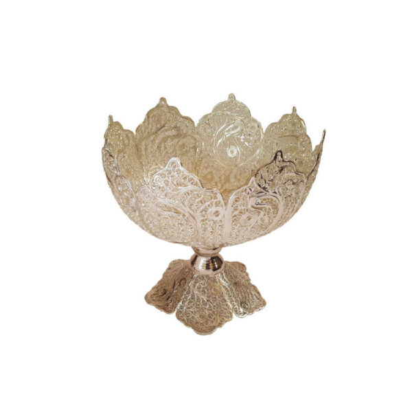 Persische Filigran-Dekoschale – Tida 15 Elegante Handwerkskunst