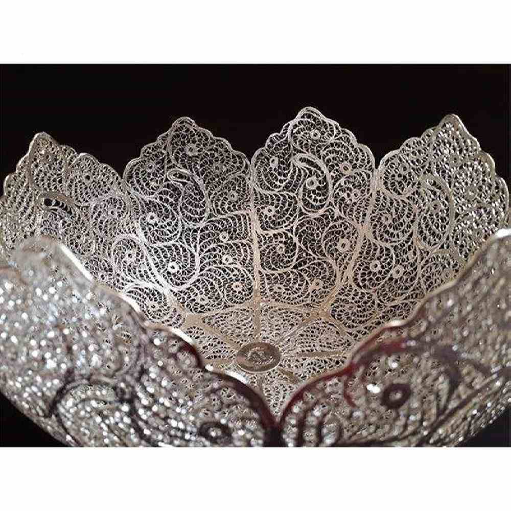 Persische Filigran-Dekoschale – Tida 36 Feine Handwerkskunst