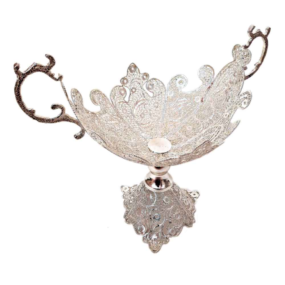 Persische Filigran-Dekoschale – Handgefertigtes Tooran Design