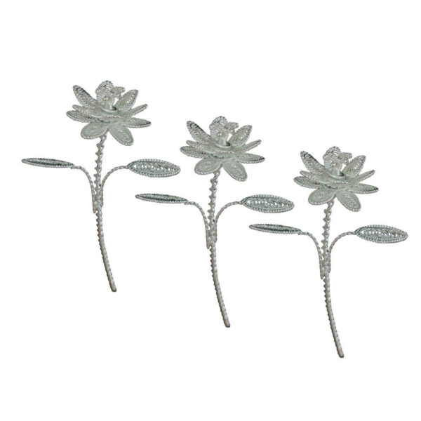 Persische Filigrane Silberne Blumen – Modell Malilehkari