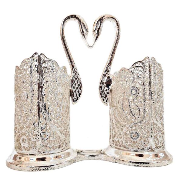 Persischer Filigraner Silberner Löffelhalter – Modell Javan