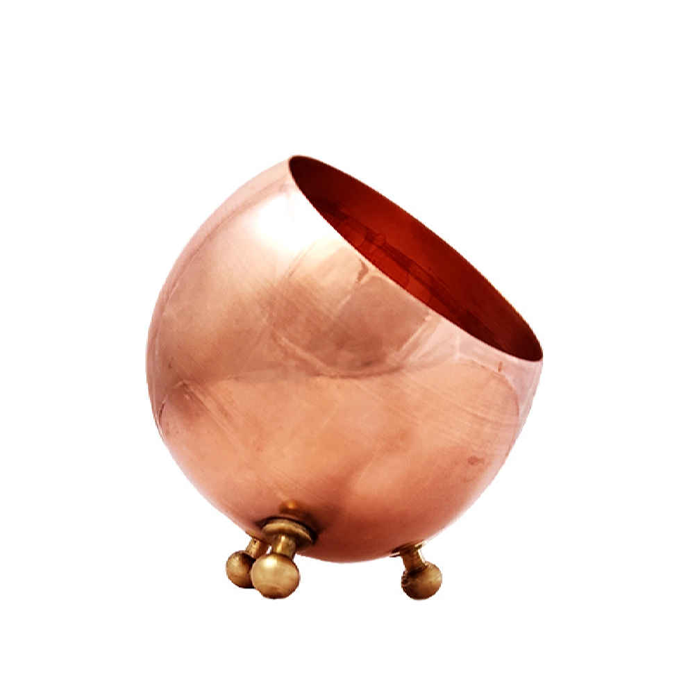 Kupfer-Dessertschale zum Servieren, traditionell gehämmert Rima