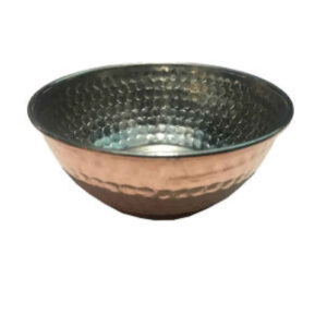 Traditionell Geklopfte Kupfer-Dinnerware Schüssel – Yeganeh
