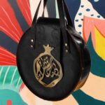 Luxuriöse handgefertigte Leder-Umhängetasche – Persian Anar Design