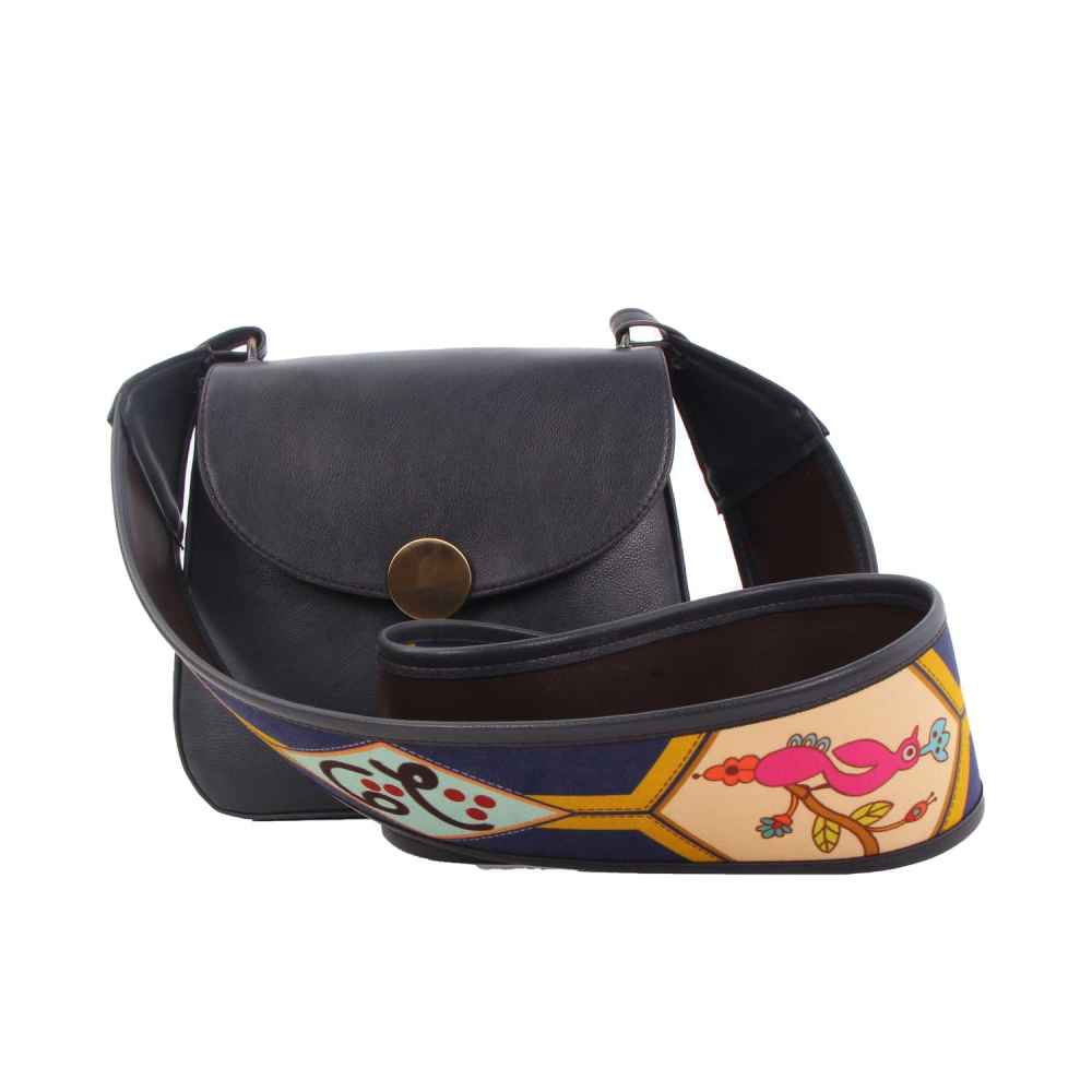 Handgefertigte persische Leder-Umhängetasche – Aseman