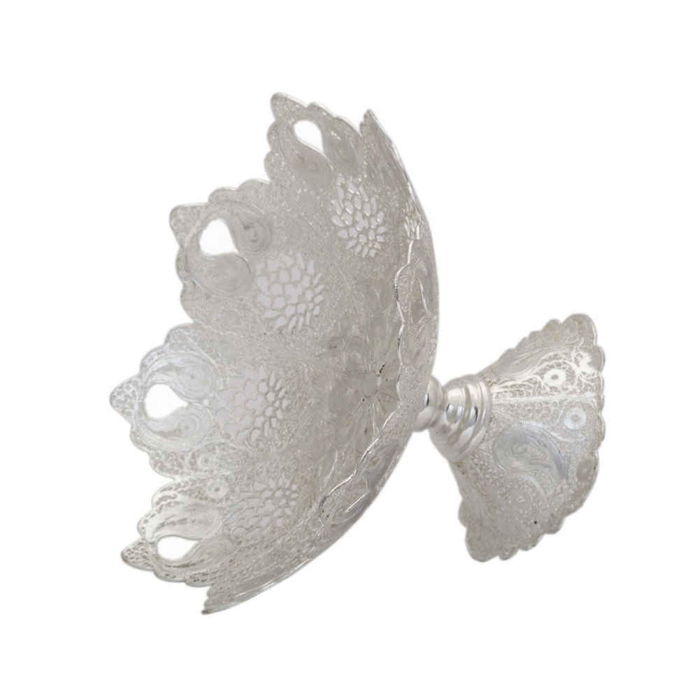 Persische Filigrane Dekorative Schale – Paria Malileh-Kari Silberne Obstschale