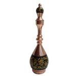 Dekorative Kupferflasche – Persische Minakari Emaille Safa