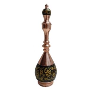 Dekorative Kupferflasche – Persische Minakari Emaille Safa