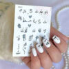 Persische Nagelaufkleber - Hich-Stil
