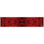 Persische Eleganz Roter Samt Tischläufer Saltanati
