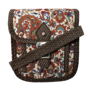 Boho-Termeh Crossbody Schultertasche mit persisch inspiriertem Muster – Ahoora