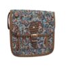 Boho-Termeh Crossbody Schultertasche mit persisch inspiriertem Muster – Aseman
