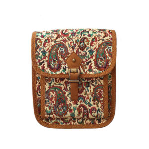 Persische Termeh Crossbody Schultertasche mit Boho-Muster – Taraneh