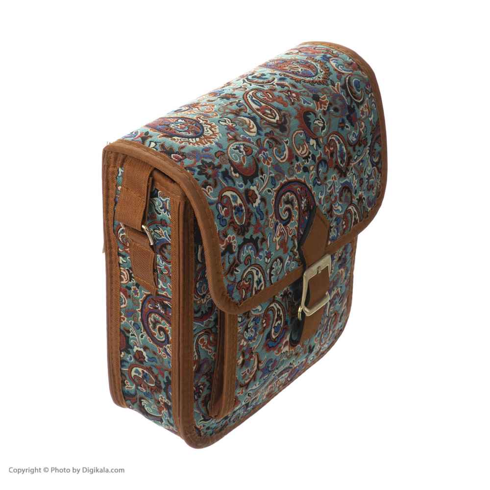 Persische Termeh Crossbody Schultertasche mit Boho-Muster – Zaman