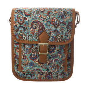 Persische Termeh Crossbody Schultertasche mit Boho-Muster – Zaman