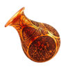 Handgefertigte persische Kupfervase dekorativ mit Gol o Morgh Design