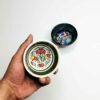 Set aus 2 Handgefertigten Dekorativen Töpferschalen Modell Maah