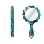 Metall-Nagelfeile und Spiegel-Set mit persisch inspiriertem Darya-Muster