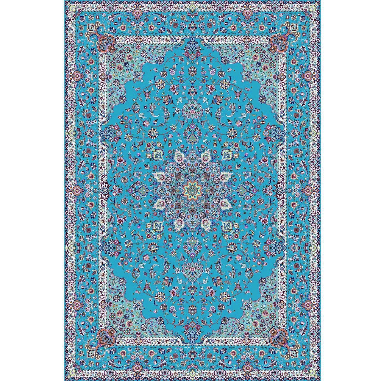 Große Boho-Persische Stil Sina Indoor-Bodenmatte