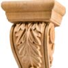 Holzgeschnitztes Kapitell Modell Ava 02