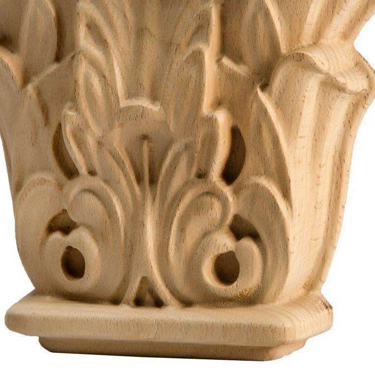 Holzgeschnitztes Kapitell Modell S20