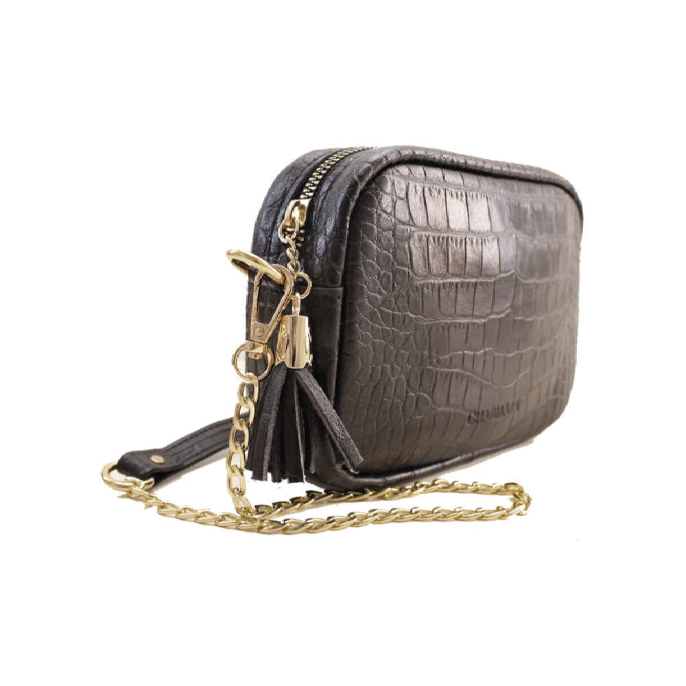 Luxuriöse handgefertigte Leder-Umhängetasche – Charmara Edition