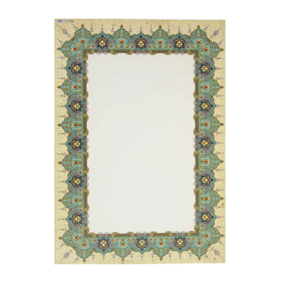 Wolken- und Windfarbenes Tazhib A4 Papier (100x)