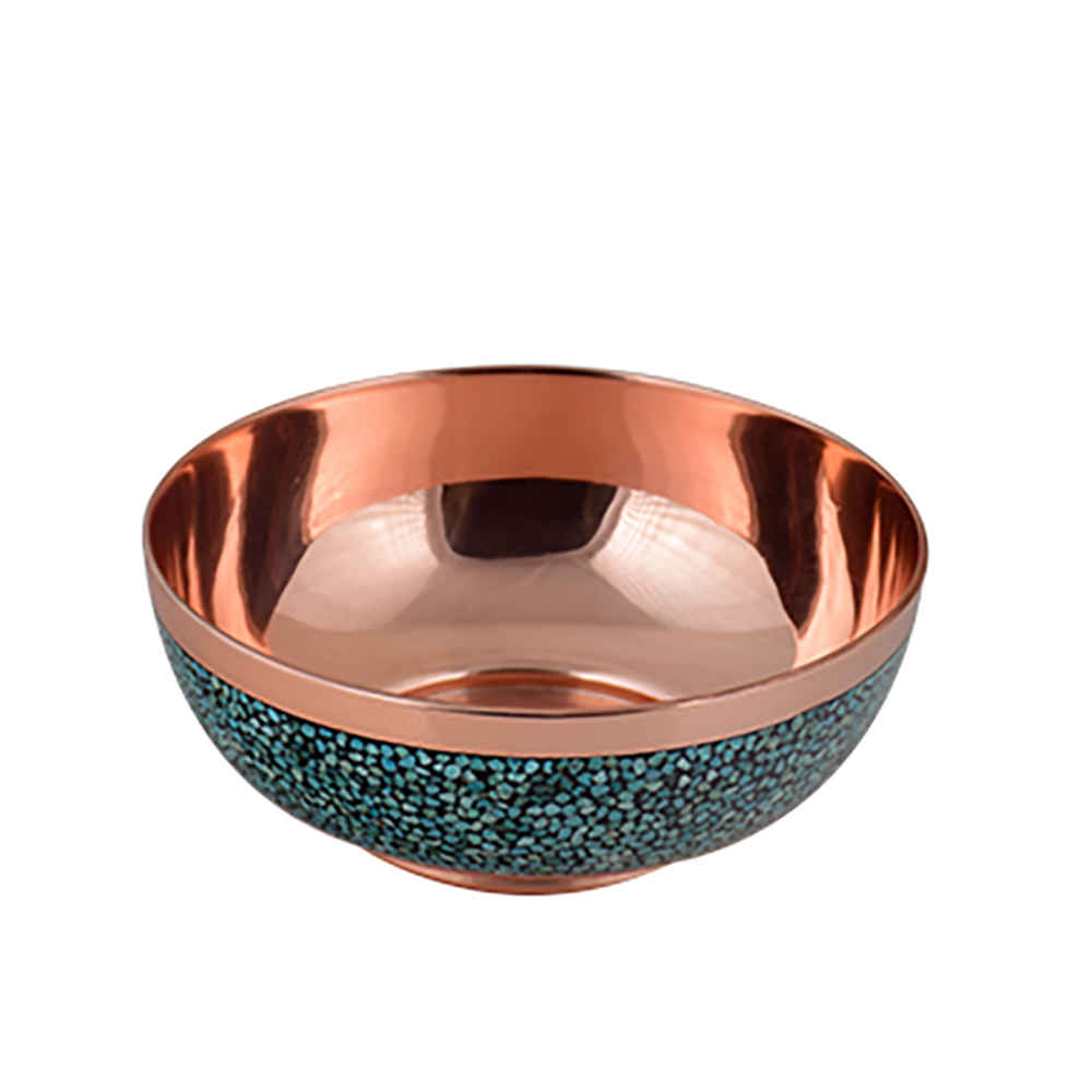 Dekoschale Persisch Handgefertigte Türkis-Einlage Vina