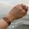 Set aus Kupferarmband & Ring Modell Bahar