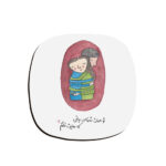 Set aus Untersetzern mit persisch inspiriertem künstlerischen Design Raha