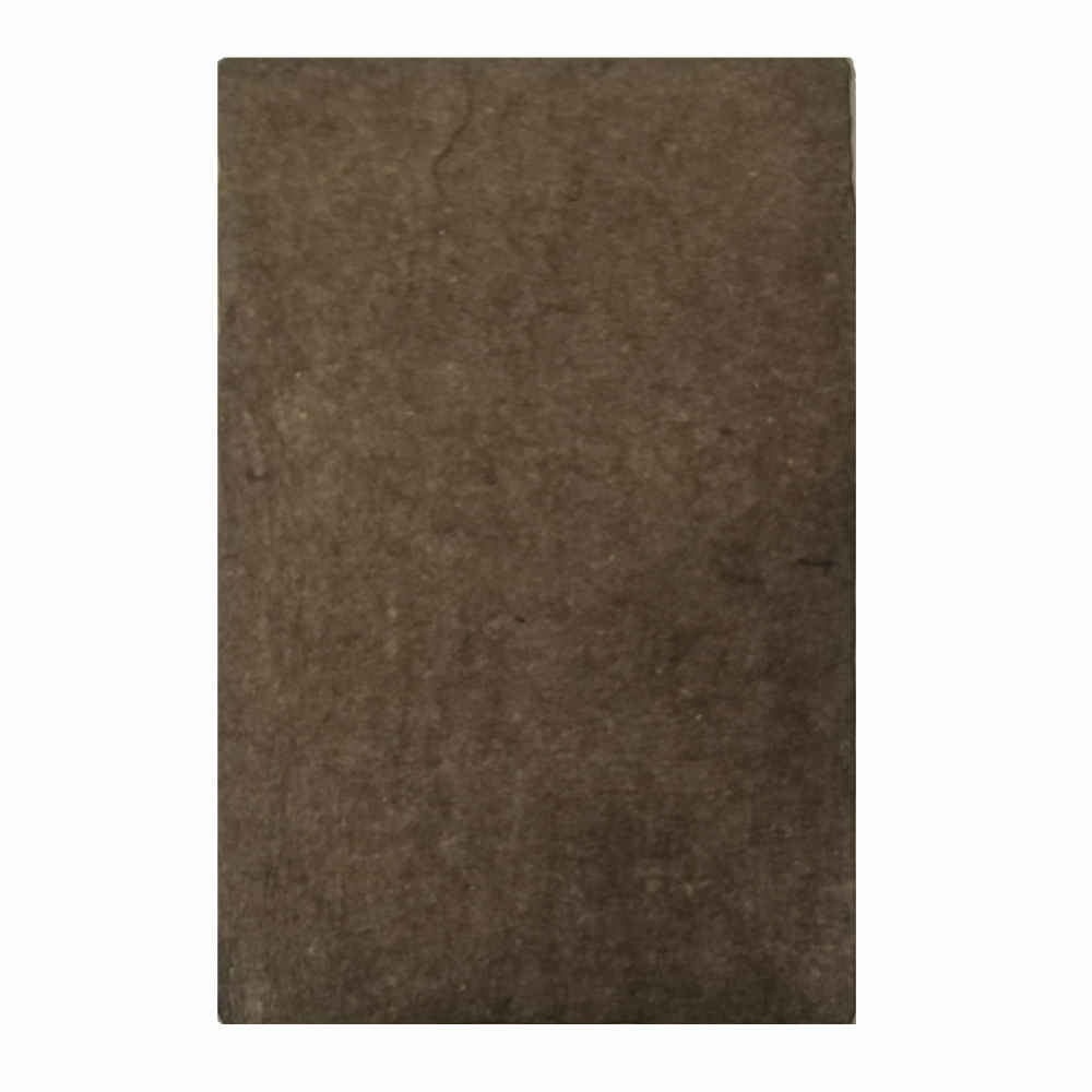 Persischer Wollfilzteppich 100% natürlich und handgefertigt einfach braun