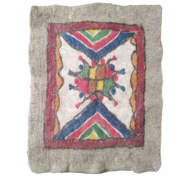 Persischer Wollfilzteppich 100% natürlich und handgefertigt Zinat