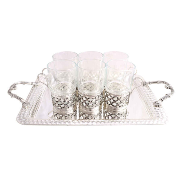 Persisches Metall-Tee- und Kaffeeset Modell Sarv