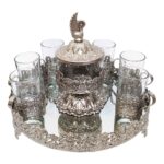 Persisches Metall-Tee- und Kaffeeset Modell Hoor
