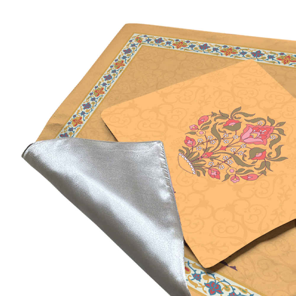 Reisegebetsteppich für Muslime, taschengröße & tragbar, Sajada creme