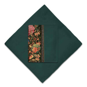 Reisegebetsteppich für Muslime, taschengröße & tragbar, Sajada Vögel & Blumen
