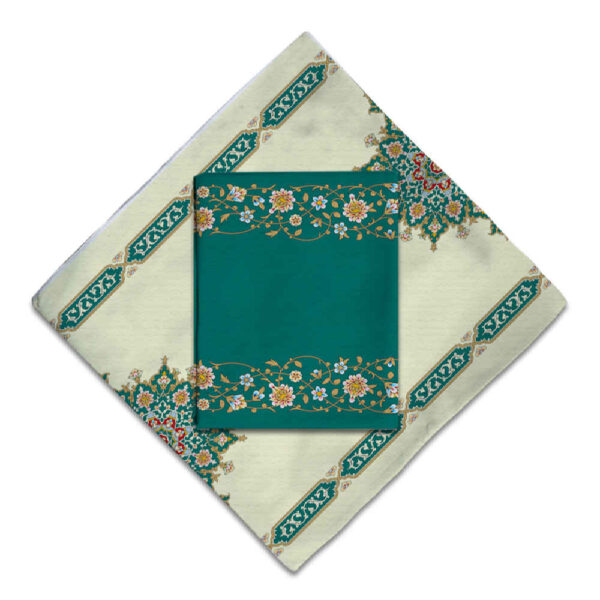 Reisegebetsteppich für Muslime, taschengröße & tragbar, Sajada grün Eslimi