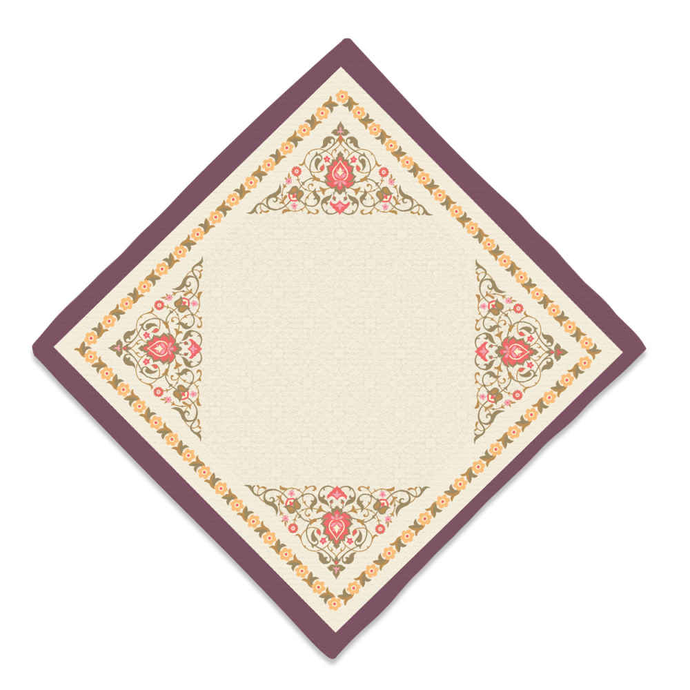 Reisegebetsteppich für Muslime, taschengröße & tragbar, Sajada creme Eslimi