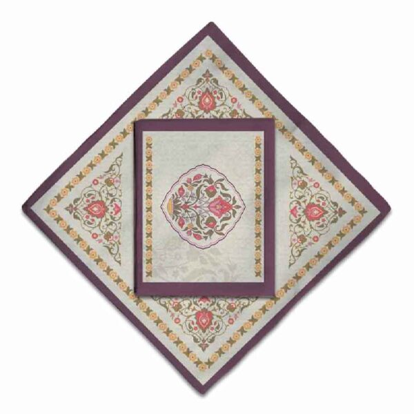 Reisegebetsteppich für Muslime, taschengröße & tragbar, Sajada creme Eslimi